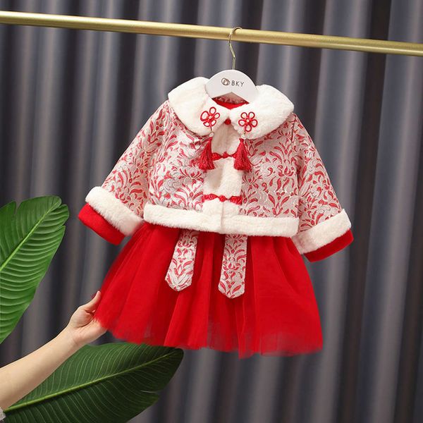 flower korean tang drs girl's princs red winter thickened skirt e204107, Red;yellow
flower korean tang drs girl's princs red winter thickened skirt e204107, Red;yellow