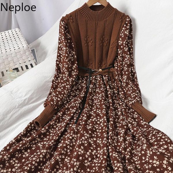 casual dresses neploe fashion maxi women patchwork knitted floral woman dress fall clothes all-match big swing temperament vestidos, Black;gray
casual dresses neploe fashion maxi women patchwork knitted floral woman dress fall clothes all-match big swing temperament vestidos, Black;gray