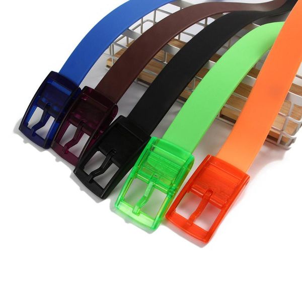 1pc plastic belt leather belt fashion friendly cute candy multi color silicone rubber smooth buckle women men prevent allergy, Black;brown
1pc plastic belt leather belt fashion friendly cute candy multi color silicone rubber smooth buckle women men prevent allergy, Black;brown