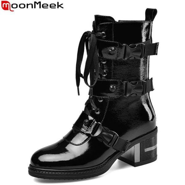 boots moonmeek 2021 arrive solid black ankle winter keep warm buckle ladies shoes round toe high heels women
boots moonmeek 2021 arrive solid black ankle winter keep warm buckle ladies shoes round toe high heels women