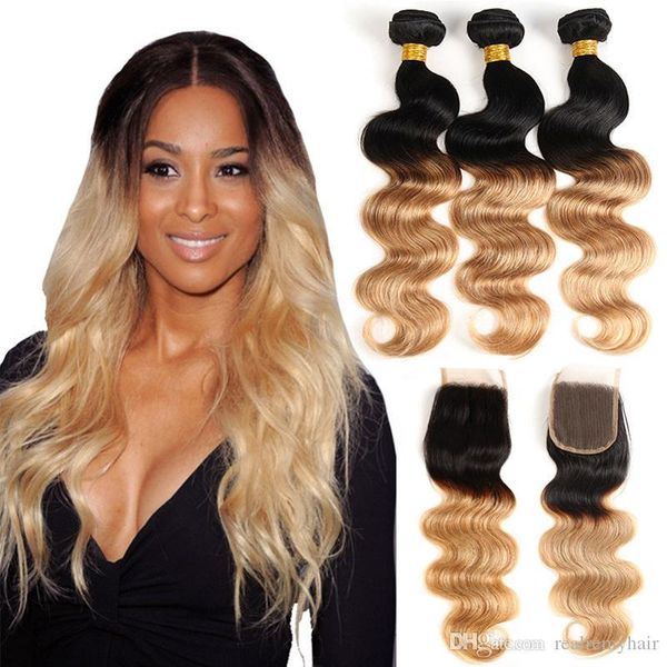 ombre body wave t1b 27# dark root honey blonde human hair bundles with lace closure colored brazilian hair weave with closure, Black;brown
ombre body wave t1b 27# dark root honey blonde human hair bundles with lace closure colored brazilian hair weave with closure, Black;brown