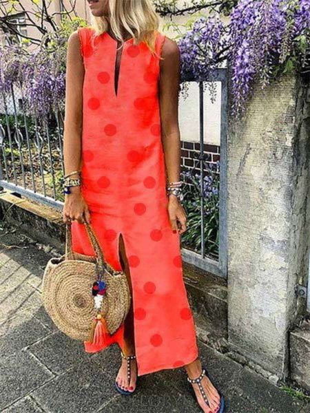 collar split sleeve printed dress. 2019v female, Black;gray