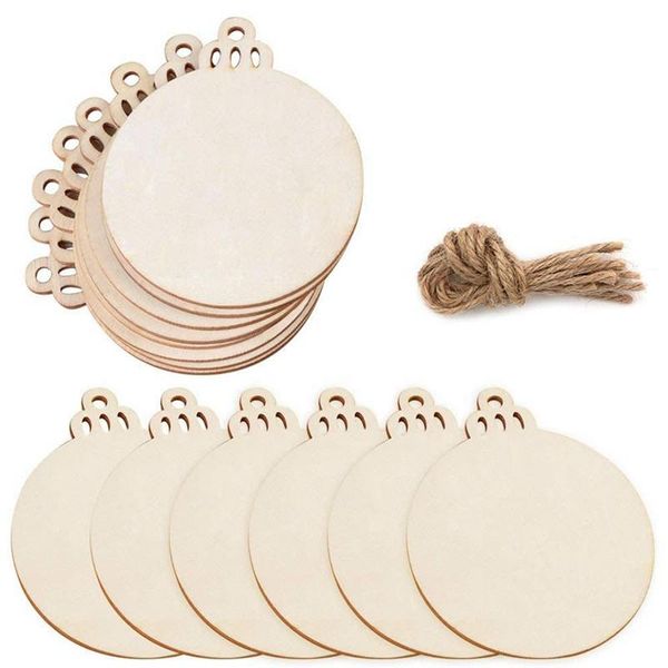 30pcs round wooden discs with holes, 3.5inch unfinished predrilled natural wood slices, wooden diy christmas ornaments
30pcs round wooden discs with holes, 3.5inch unfinished predrilled natural wood slices, wooden diy christmas ornaments