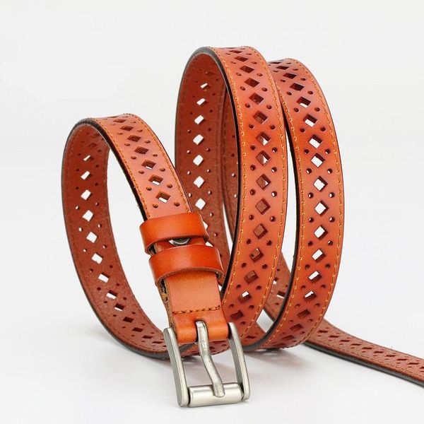 genuine leather belt belts for women cowhide strap hollow waistbands jeans students ceinture homme, Black;brown
genuine leather belt belts for women cowhide strap hollow waistbands jeans students ceinture homme, Black;brown