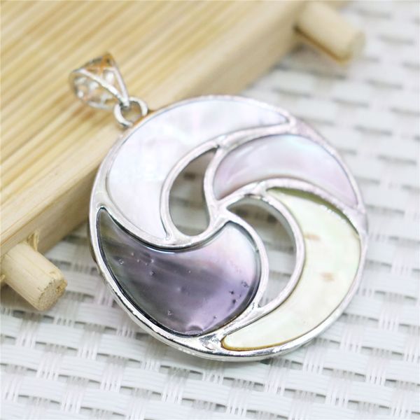 40mm multicolor spiral patchwork round natural abalone seashell sea shell pearl pendant women girl fashion jewelry making design q1209, Bronze;silver
40mm multicolor spiral patchwork round natural abalone seashell sea shell pearl pendant women girl fashion jewelry making design q1209, Bronze;silver