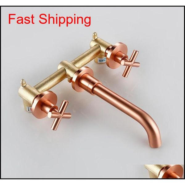 brass brushed rose gold brass double cross handle bath wall mounted 3 hole water bathroom home sink faucet qylilq yh_pack
brass brushed rose gold brass double cross handle bath wall mounted 3 hole water bathroom home sink faucet qylilq yh_pack