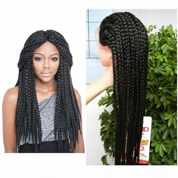 synthetic braids box braids wig lace front wigs for women with black bangs long twist hair heat resistant fiber 22 30inch
synthetic braids box braids wig lace front wigs for women with black bangs long twist hair heat resistant fiber 22 30inch