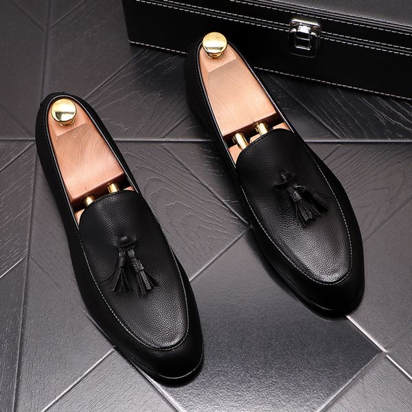 lazer wedding men's party shoes of leather black slip-on lazy shoe summer tassels moccasins gentleman male sneakers 7kpb
lazer wedding men's party shoes of leather black slip-on lazy shoe summer tassels moccasins gentleman male sneakers 7kpb