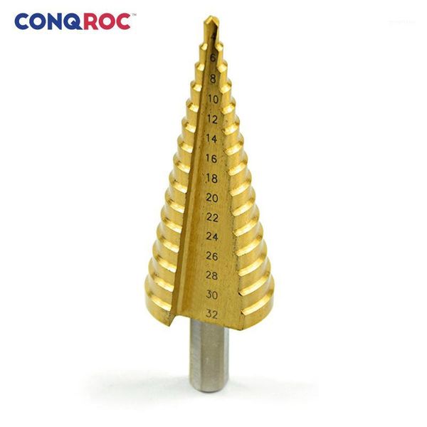 4~32mm step drill bit titanium coated triangle shank hss4241 pagoda drill bit wood metal pvc hole cutter hole opener1
4~32mm step drill bit titanium coated triangle shank hss4241 pagoda drill bit wood metal pvc hole cutter hole opener1