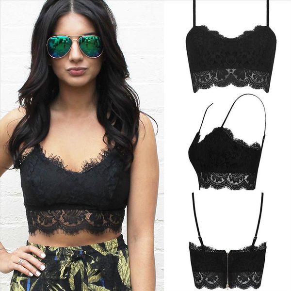 women lace floral crop tank back zipper lace camisole small vest unpadded bralette bra bustier zipper back club tank, White
women lace floral crop tank back zipper lace camisole small vest unpadded bralette bra bustier zipper back club tank, White