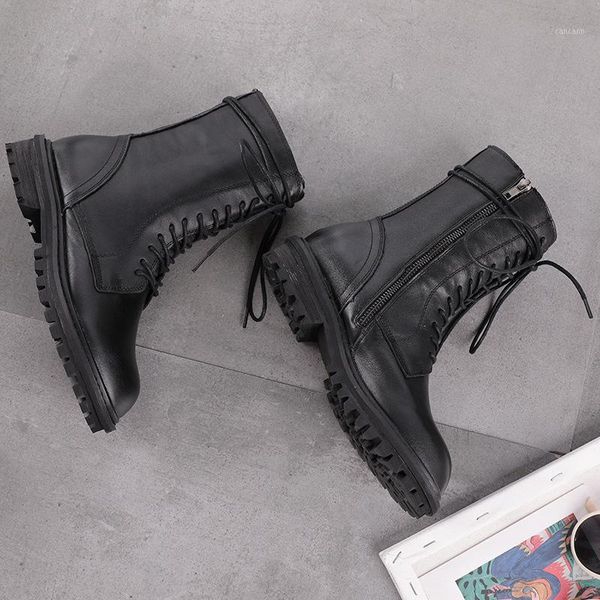 ann boots female new england wind thick bottom layer cowhide boots leather motorcycle is take the lead1, Black
ann boots female new england wind thick bottom layer cowhide boots leather motorcycle is take the lead1, Black