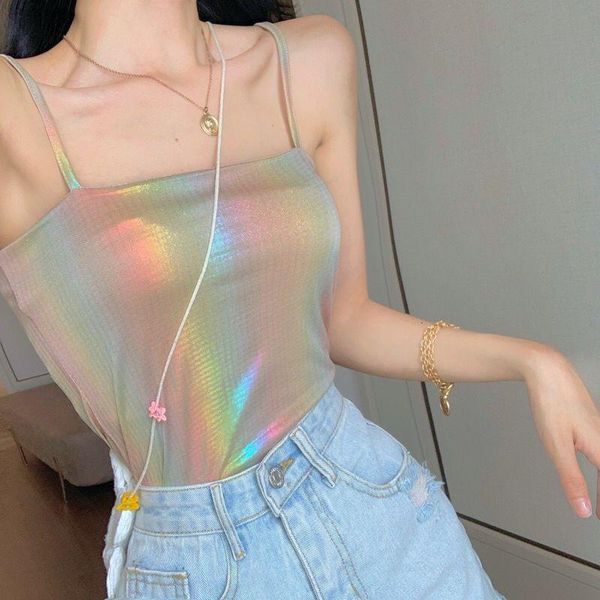 brandy crop women shirt clothing reflective gradient rainbow female dye para blanc tankna tank halter dropshipping vest, White
brandy crop women shirt clothing reflective gradient rainbow female dye para blanc tankna tank halter dropshipping vest, White