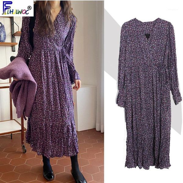 2020 spring floral printed dresses long women flare sleeve a line temperament lady purple date korea style vintage dress 12261, Black;gray
2020 spring floral printed dresses long women flare sleeve a line temperament lady purple date korea style vintage dress 12261, Black;gray