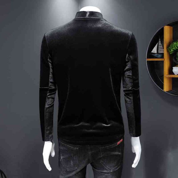 t-shirts men's korean velvet winter plus thickening bottoming shirt men's long-sleeved t-shirt fashion stitching trend t-shirt hzx, White;black
t-shirts men's korean velvet winter plus thickening bottoming shirt men's long-sleeved t-shirt fashion stitching trend t-shirt hzx, White;black