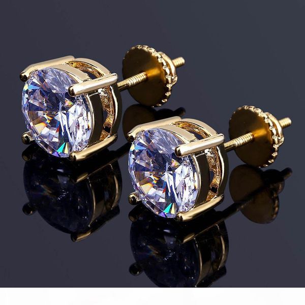 hiphop stud earring for women gifts luxury boho high grade 8mm zircon round dangle earrings gold plated vintage geometric jewelry wholesale, Golden;silver
hiphop stud earring for women gifts luxury boho high grade 8mm zircon round dangle earrings gold plated vintage geometric jewelry wholesale, Golden;silver
