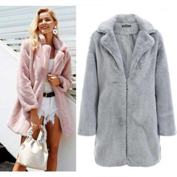 women's fur & faux fashion imitation coat in the long section of female loose thick warm1, Black
women's fur & faux fashion imitation coat in the long section of female loose thick warm1, Black