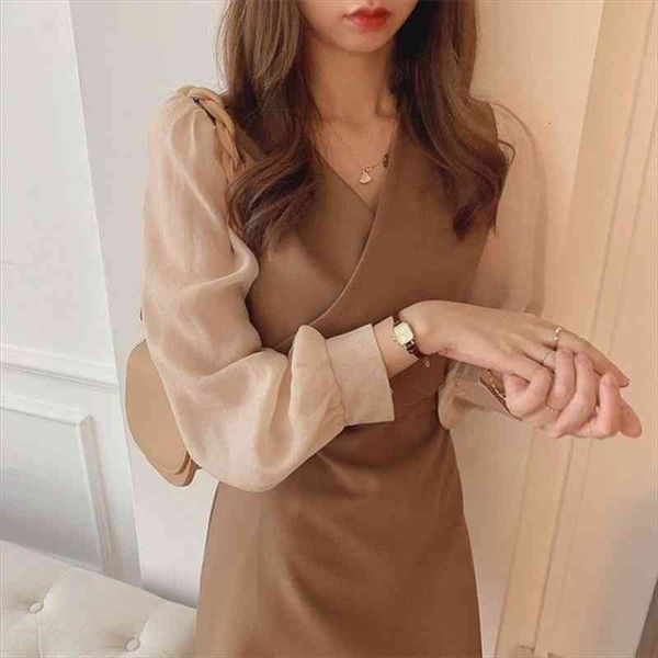 chiffon dresses thin women long sleeve autumn one piece fake two piece korean business chic office ladies vestido feminino, Black;gray
chiffon dresses thin women long sleeve autumn one piece fake two piece korean business chic office ladies vestido feminino, Black;gray