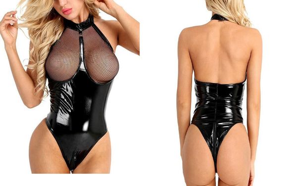selling in europe and america erotic underwear erotic pajamas large net patent leather appealing one-piece, Black;white
selling in europe and america erotic underwear erotic pajamas large net patent leather appealing one-piece, Black;white