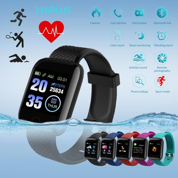 116 plus smart bracelet watch color screen heart rate blood pressure monitoring track movement ip67 waterproof smart watch jllmcg yeah2010
116 plus smart bracelet watch color screen heart rate blood pressure monitoring track movement ip67 waterproof smart watch jllmcg yeah2010