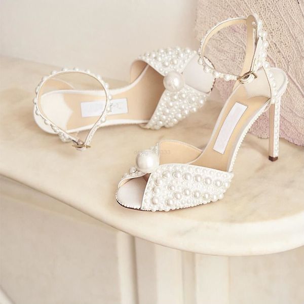 wedding dress women bride shoes white satin platform sandals with all-over pearl embellishment sandal high heel platforms chunky heels 35-42, Black
wedding dress women bride shoes white satin platform sandals with all-over pearl embellishment sandal high heel platforms chunky heels 35-42, Black