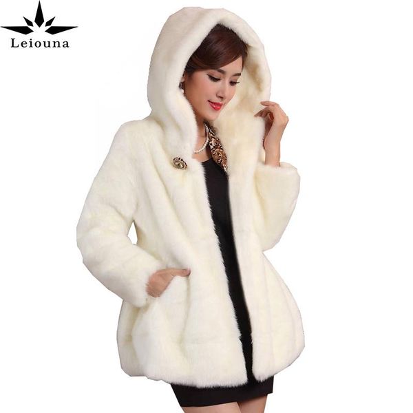 women's fur & faux leiouna plus size slim fashion winter coat female mid-length hooded jacket clothing women thick warm parka, Black
women's fur & faux leiouna plus size slim fashion winter coat female mid-length hooded jacket clothing women thick warm parka, Black