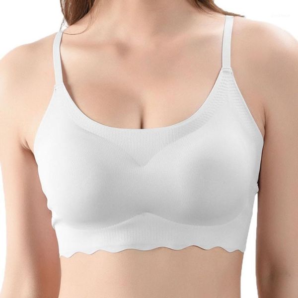 gym clothing fahion women trackless sports bra fitness running solid color underwear wire for summer ladies 2021 1, White;black
gym clothing fahion women trackless sports bra fitness running solid color underwear wire for summer ladies 2021 1, White;black