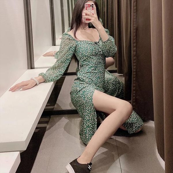 split floral print lace up bohemia summer women beach midi dress de fiesta de noche england style square collar elegant dress, Black;gray
split floral print lace up bohemia summer women beach midi dress de fiesta de noche england style square collar elegant dress, Black;gray