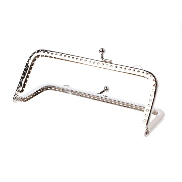 fashion 12cm women sew holes purse handbag handle metal coins bag kiss clasp frame bag accessories silver mini handle, Black
fashion 12cm women sew holes purse handbag handle metal coins bag kiss clasp frame bag accessories silver mini handle, Black