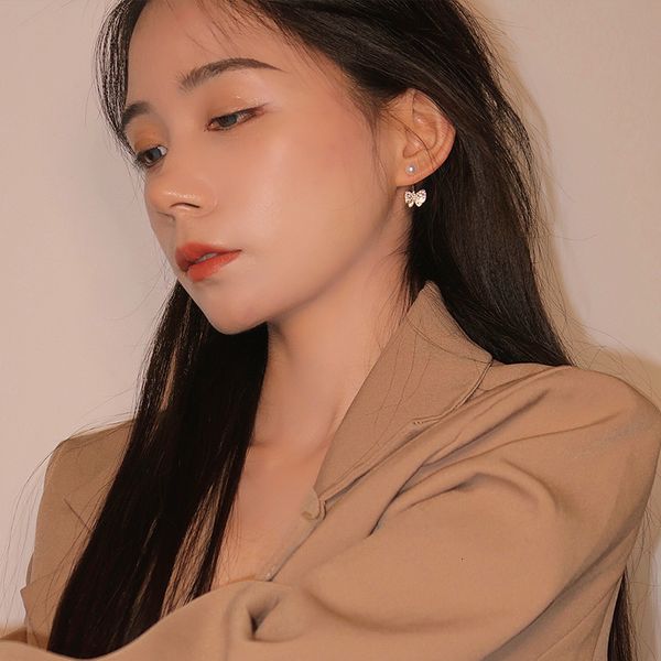 bowknot dora women's temperament advanced korean feeling net red earrings new fashion in 2020, Silver
bowknot dora women's temperament advanced korean feeling net red earrings new fashion in 2020, Silver