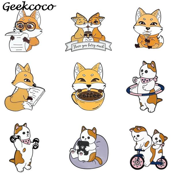 20pcs/lot j1662 geekcoco enamel pin custom cartoon animals brooch badge for bag lapel pin buckle jewelry gift for fans, Gray
20pcs/lot j1662 geekcoco enamel pin custom cartoon animals brooch badge for bag lapel pin buckle jewelry gift for fans, Gray