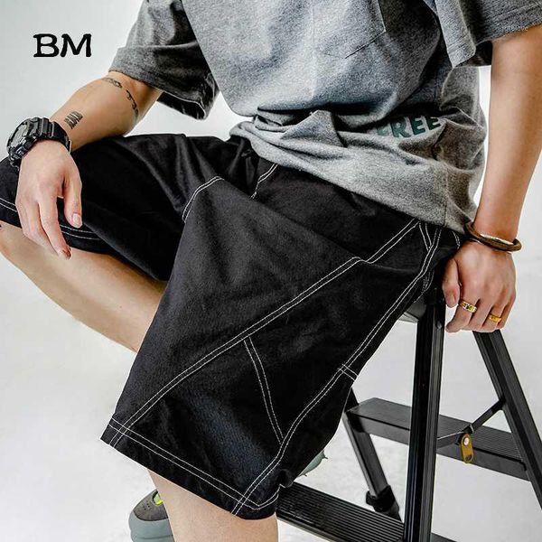 fashion clothing male japanese streetwear loose straight short jeans men black harajuku denim pants 2020 korean loose clothes1, Blue
fashion clothing male japanese streetwear loose straight short jeans men black harajuku denim pants 2020 korean loose clothes1, Blue