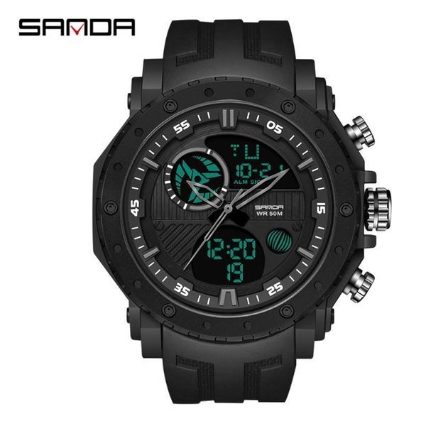 men's sports watches s watch men 50m waterproof wristwatch led quartz clock sanda watch male relogios masculino, Slivery;brown 
men's sports watches s watch men 50m waterproof wristwatch led quartz clock sanda watch male relogios masculino, Slivery;brown