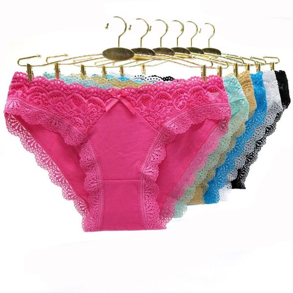 women's panties 6 pcs/lot cotton underwear women lace underpants briefs set female intimates plus size lingerie -xl drop, Black;pink
women's panties 6 pcs/lot cotton underwear women lace underpants briefs set female intimates plus size lingerie -xl drop, Black;pink