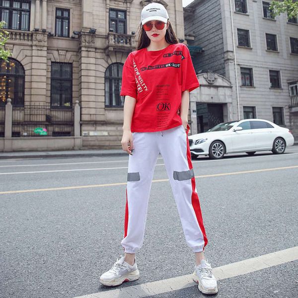 2020 sports and wear leisure women's summer new fashion hip hop bf wind guibu square dance suit 2 pieces, Gray
2020 sports and wear leisure women's summer new fashion hip hop bf wind guibu square dance suit 2 pieces, Gray