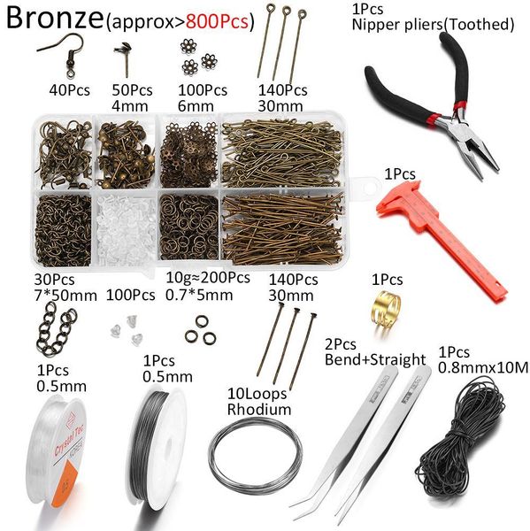 700pcs jump rings earring hooks flat headpins thread chains memory beading steel wire for diy jewelry making sets supplies kits h wmtryc, Silver
700pcs jump rings earring hooks flat headpins thread chains memory beading steel wire for diy jewelry making sets supplies kits h wmtryc, Silver