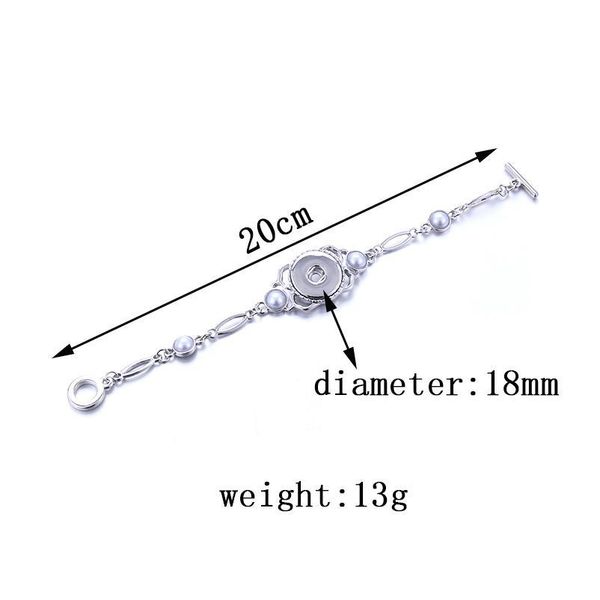 new snap jewelry imitation pearls 18mm snap button bracelet for women men fit snap button jewelry button bracele bbyrip, Golden;silver
new snap jewelry imitation pearls 18mm snap button bracelet for women men fit snap button jewelry button bracele bbyrip, Golden;silver