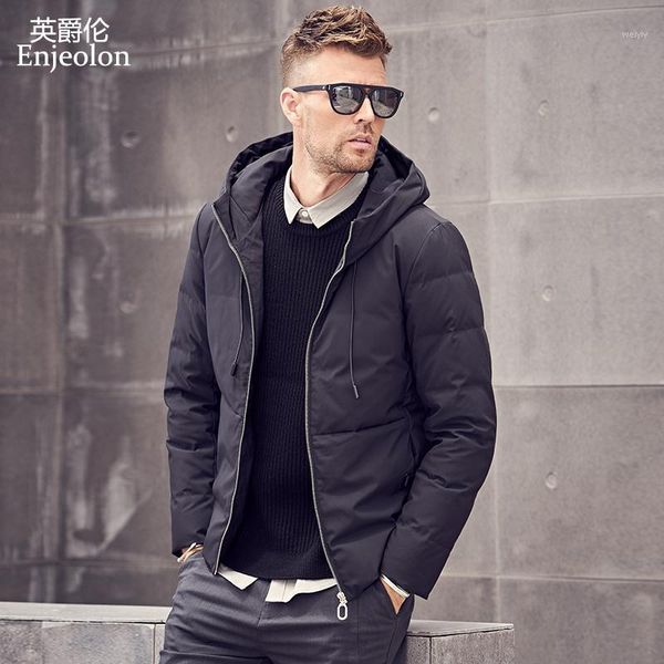 enjeolon brand thicken winter down hooded jacket men light down coat for men hoodies parka coat 3xl parka male yr9181, Black
enjeolon brand thicken winter down hooded jacket men light down coat for men hoodies parka coat 3xl parka male yr9181, Black