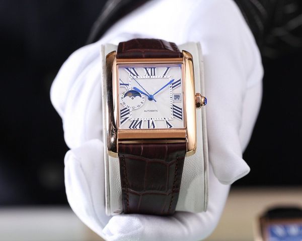 2020 tank mc men watches moon phase joker leather wristwatches classic square mens watch d3013
2020 tank mc men watches moon phase joker leather wristwatches classic square mens watch d3013