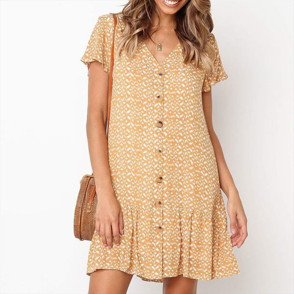 summer women print loose straight dress 2020 casual sundress mini dresses v neck short sleeve button dress ladies vestidos, Black;gray
summer women print loose straight dress 2020 casual sundress mini dresses v neck short sleeve button dress ladies vestidos, Black;gray