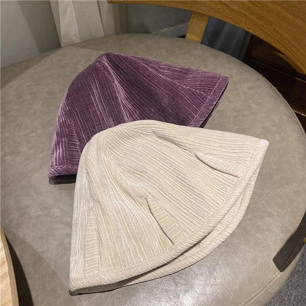 stripe velvet winter bucket hat for women girl fashion solid panama fishing caps autumn outdoor flat fisherman hats bonnet femme, Blue;gray
stripe velvet winter bucket hat for women girl fashion solid panama fishing caps autumn outdoor flat fisherman hats bonnet femme, Blue;gray