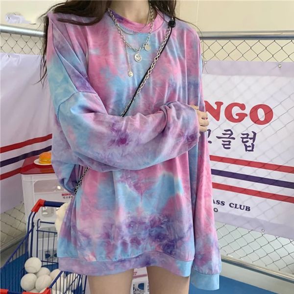 tie dye print woman t shirt harajuku oversize tshirt female tee o-neck long sleeve women t-shirt spring autumn lady clothes, Black
tie dye print woman t shirt harajuku oversize tshirt female tee o-neck long sleeve women t-shirt spring autumn lady clothes, Black