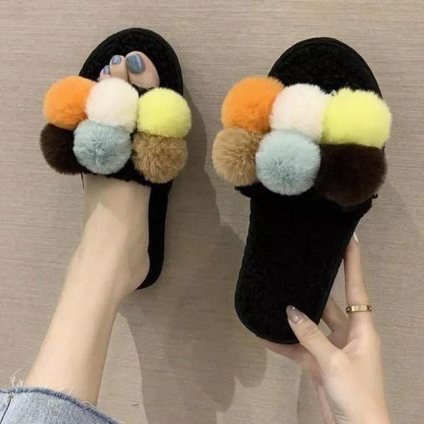autumn winter women house slippers faux fur fashion warm shoes woman flats lady slides soft home colored faux fur floor shoes #1j24, Black
autumn winter women house slippers faux fur fashion warm shoes woman flats lady slides soft home colored faux fur floor shoes #1j24, Black