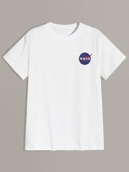 men letter graphic t-shirt 39kc#, White;black
men letter graphic t-shirt 39kc#, White;black