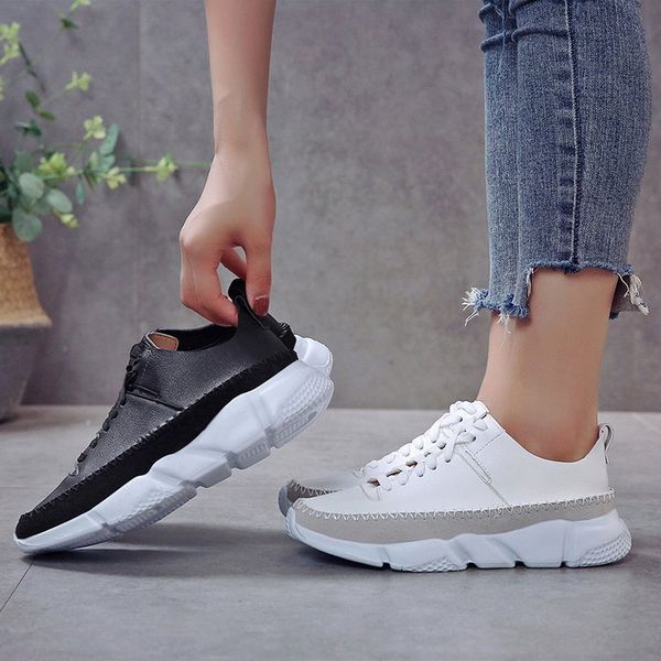 2021 the new 35-43 large size women's with thick bottom 41 lace couple head low-anti-slip shoes 6qcz, Black
2021 the new 35-43 large size women's with thick bottom 41 lace couple head low-anti-slip shoes 6qcz, Black