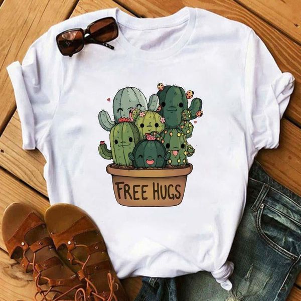 maycaur cute cactus print t рубашка женщины с коротким рукавом o шея свободная футболка летние женщины футболка женские женские топы камиссе, White
maycaur cute cactus print t рубашка женщины с коротким рукавом o шея свободная футболка летние женщины футболка женские женские топы камиссе, White