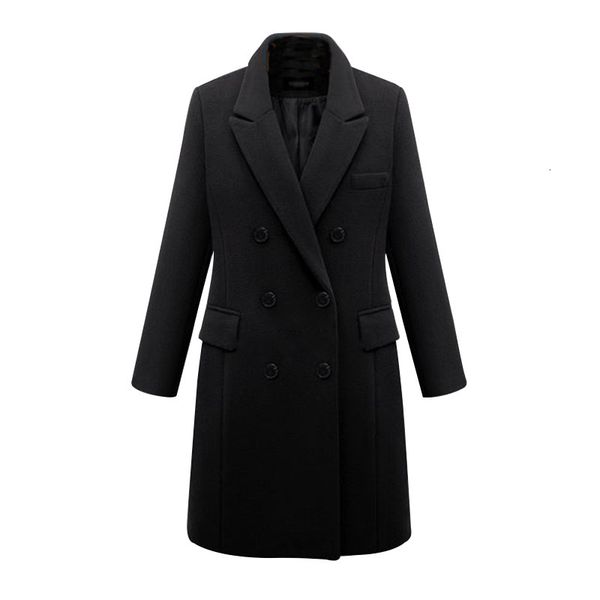 autumn winter new plus size wool women's trench fashion medium long double breasted coat women loose woolen overcoat, Tan;black
autumn winter new plus size wool women's trench fashion medium long double breasted coat women loose woolen overcoat, Tan;black
