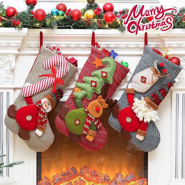 christmas decorations socks holders santa claus cute ornaments stockings holiday party tree hanging decoration
christmas decorations socks holders santa claus cute ornaments stockings holiday party tree hanging decoration