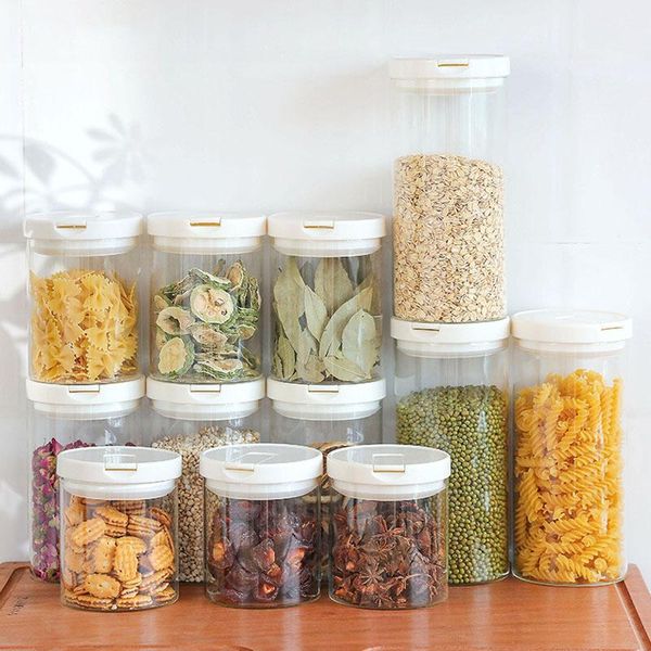 storage bottles & jars transparent glass dried fruits boxes organization kitchen organizer household items
storage bottles & jars transparent glass dried fruits boxes organization kitchen organizer household items