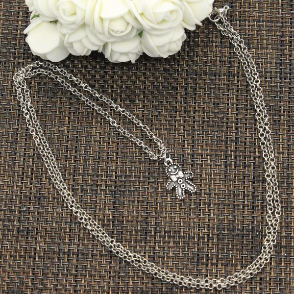 pendant gingerbread man cookies choker charm short long diy necklace factory price handmade jewelry eiaa, Silver
pendant gingerbread man cookies choker charm short long diy necklace factory price handmade jewelry eiaa, Silver