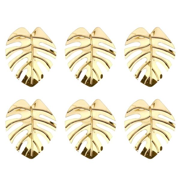 6pcs hawaii wedding party napkin ring monstera napkin holder multi-purpose clasp simple alloy ring (golden
6pcs hawaii wedding party napkin ring monstera napkin holder multi-purpose clasp simple alloy ring (golden